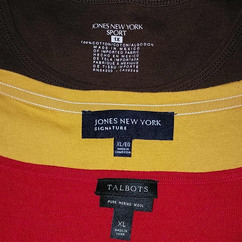 3 long sleeve shirts